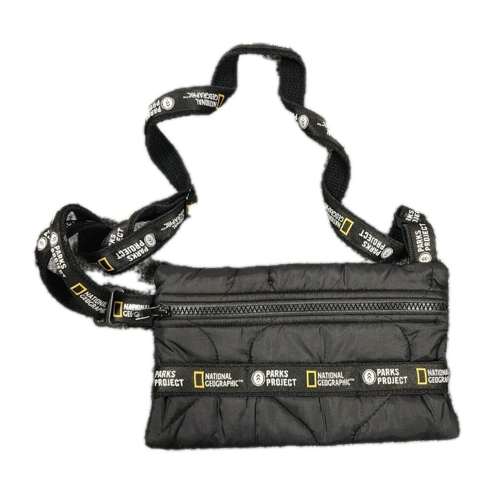 Parks Project X National Geographic Travel Purse Crossbody Quilted Made In USA